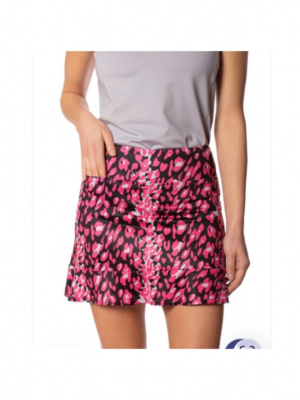 Golftini Leopard Golf Sports Skirt